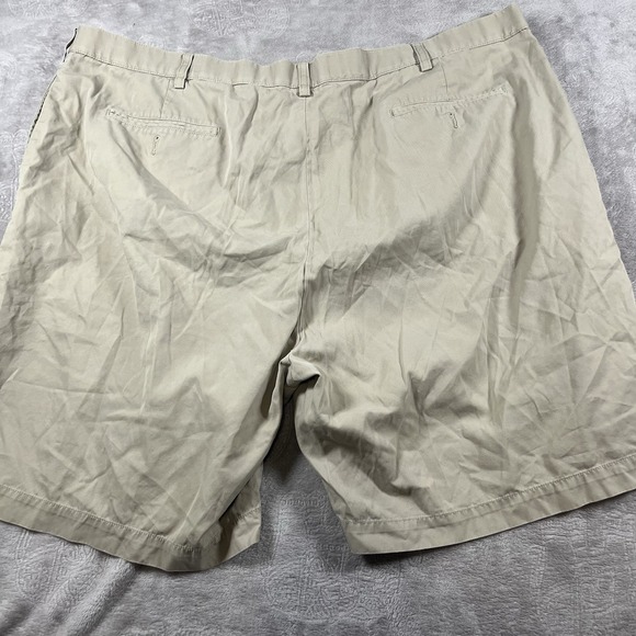 Polo by‎ Ralph Lauren Khaki Tan Chino Big Tyler Shorts size 48B Pleated Front - Picture 6 of 7